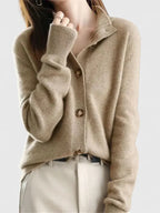 Women's Black Cardigan | Elegant Classic Silhouette, Comfortable Fit 1