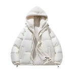 Women's Black Puffer Jacket | Fleece Lined, Boxy Fit, Adjustable Hem 5
