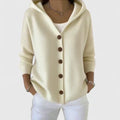 Women’s Cardigan | Hooded, Button-Down, Relaxed Fit 0