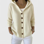 Women’s Cardigan | Hooded, Button-Down, Relaxed Fit 0
