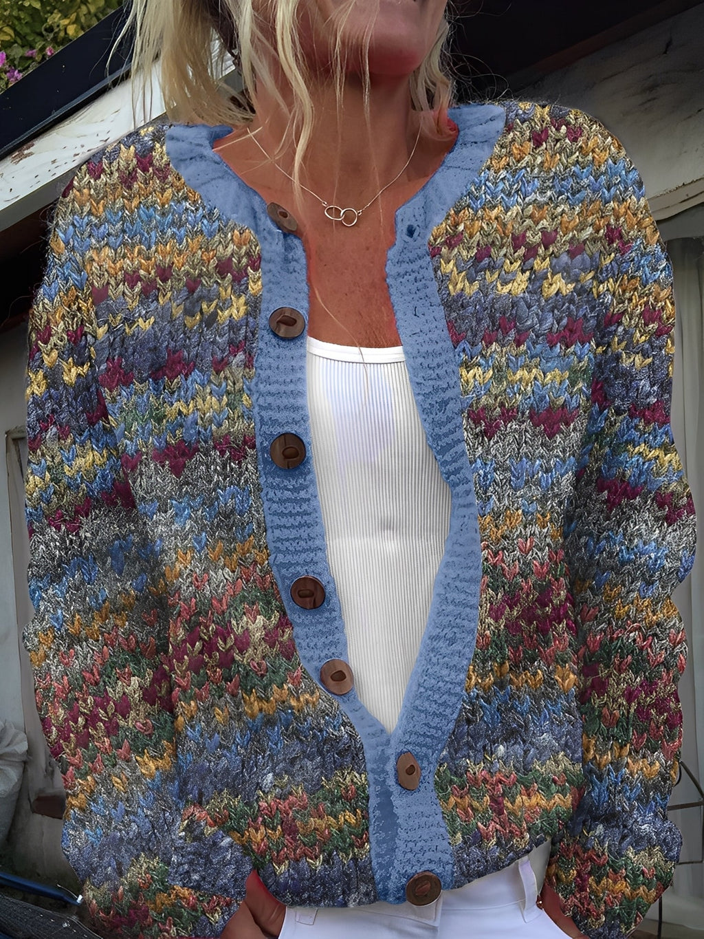 Women's Cardigan | Lightweight Soft Knit, Classic Button Design 4
