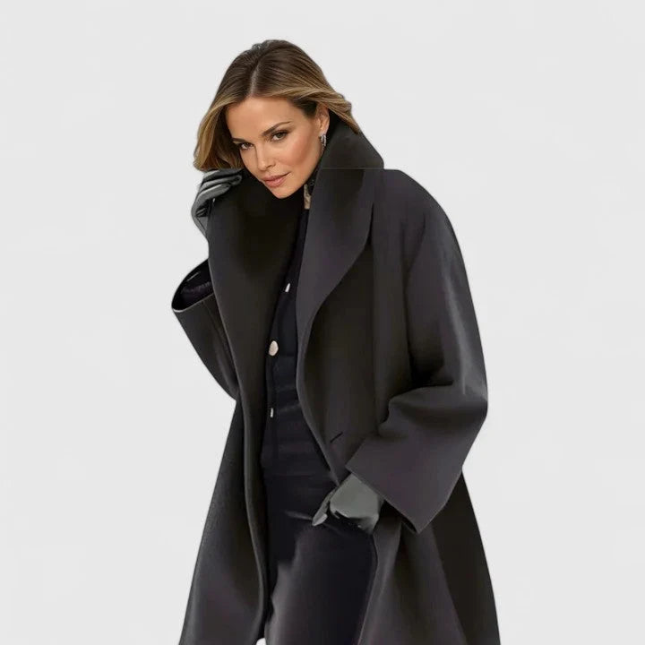 Women's Elegant Coat | Windproof, Relaxed Fit, Minimal Design 0