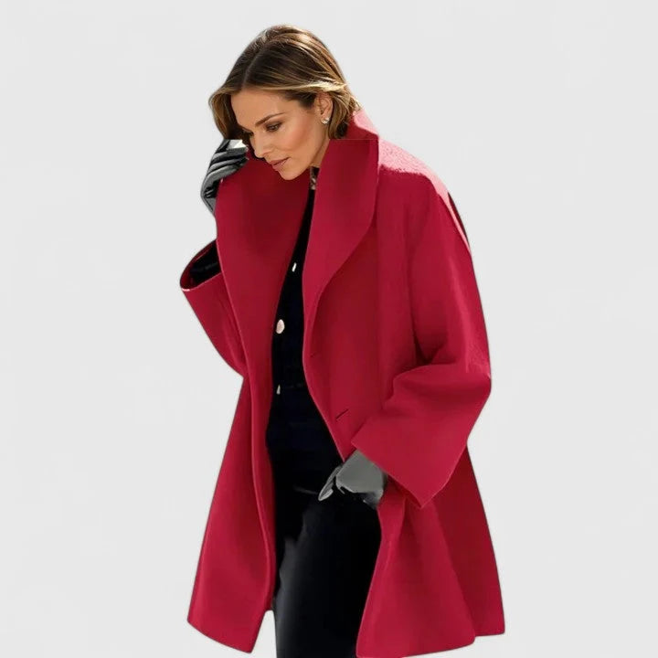 Women's Elegant Coat | Windproof, Relaxed Fit, Minimal Design 1