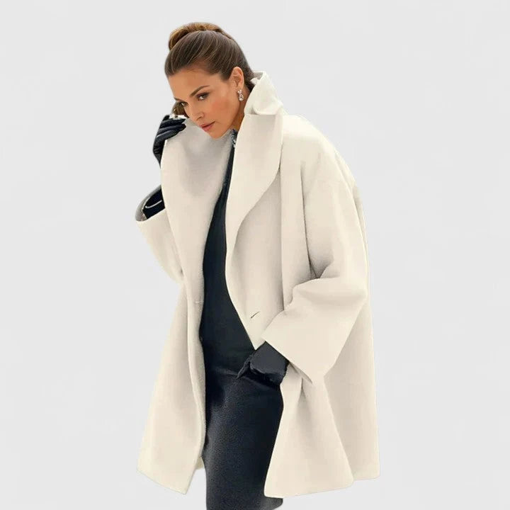 Women's Elegant Coat | Windproof, Relaxed Fit, Minimal Design 3
