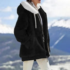 Women's Fitted Puffer Jacket | Protective Hood, Side Pockets, Warm Winter Coat 0
