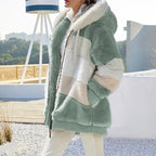 Women's Fitted Puffer Jacket | Protective Hood, Side Pockets, Warm Winter Coat 11