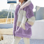 Women's Fitted Puffer Jacket | Protective Hood, Side Pockets, Warm Winter Coat 14