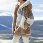 Women's Fitted Puffer Jacket | Protective Hood, Side Pockets, Warm Winter Coat 2