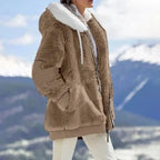 Women's Fitted Puffer Jacket | Protective Hood, Side Pockets, Warm Winter Coat 8