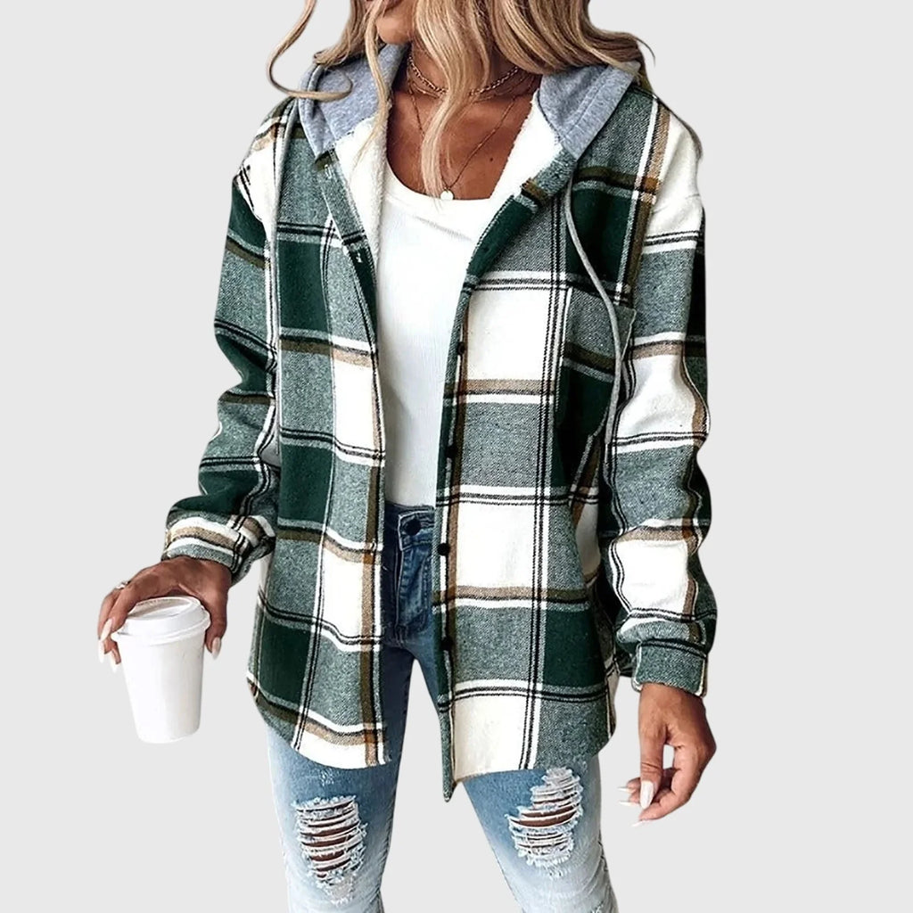 Women's Jacket | Mesh Button Placket, Relaxed Fit, Versatile Layering 2