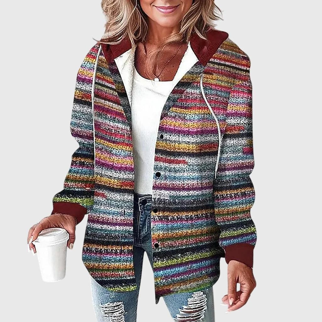 Women's Jacket | Mesh Button Placket, Relaxed Fit, Versatile Layering 5