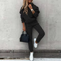 Women's Jogging Set | Breathable Two-Piece Tracksuit for Winter Wear 0