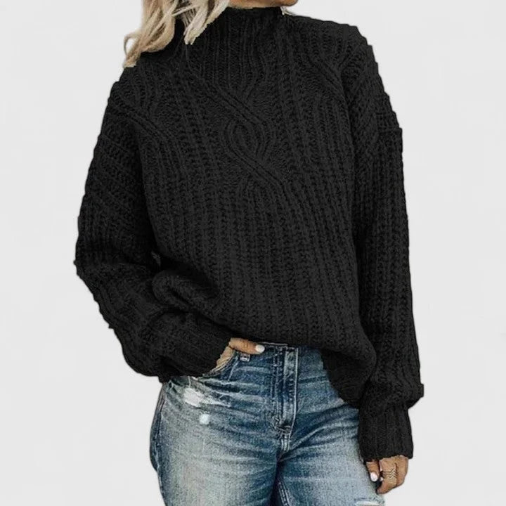 Women's Jumper | Cable Knit, Relaxed Fit, Versatile Style 0