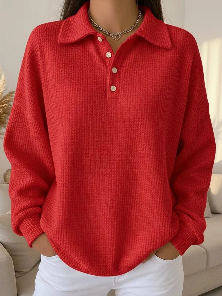 Women's Jumper | Classic Polo Collar, Stretch Fabric, Versatile Style 2