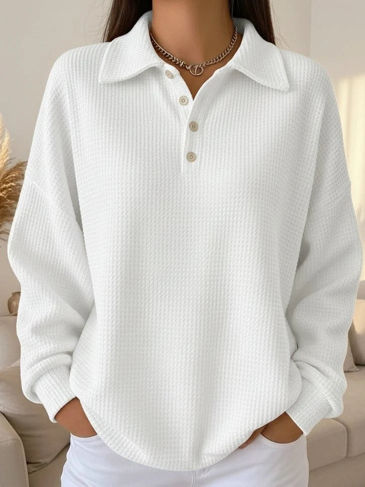 Women's Jumper | Classic Polo Collar, Stretch Fabric, Versatile Style 3