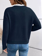 Women's Jumper | Elegant Lace Detail, Classic Cut, All-Day Comfort 2