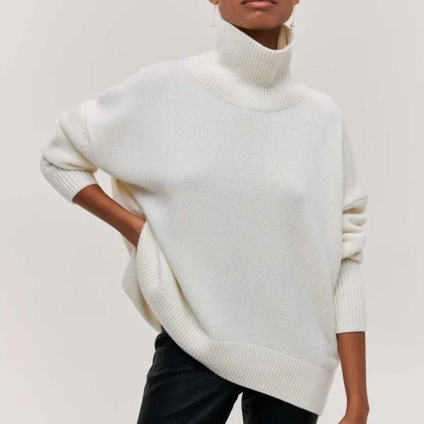 Women's Jumper | High Neck, Soft Knit, Cozy Fit 7