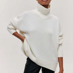 Women's Jumper | High Neck, Soft Knit, Cozy Fit 7