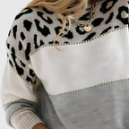 Women's Jumper | Leopard Print, Relaxed Fit, Lightweight Comfort 6