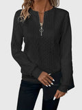 Women's Jumper with Zipper | Soft Knit, Comfortable Fit, Versatile Layering 0