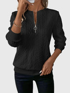 Women's Jumper with Zipper | Soft Knit, Comfortable Fit, Versatile Layering 11