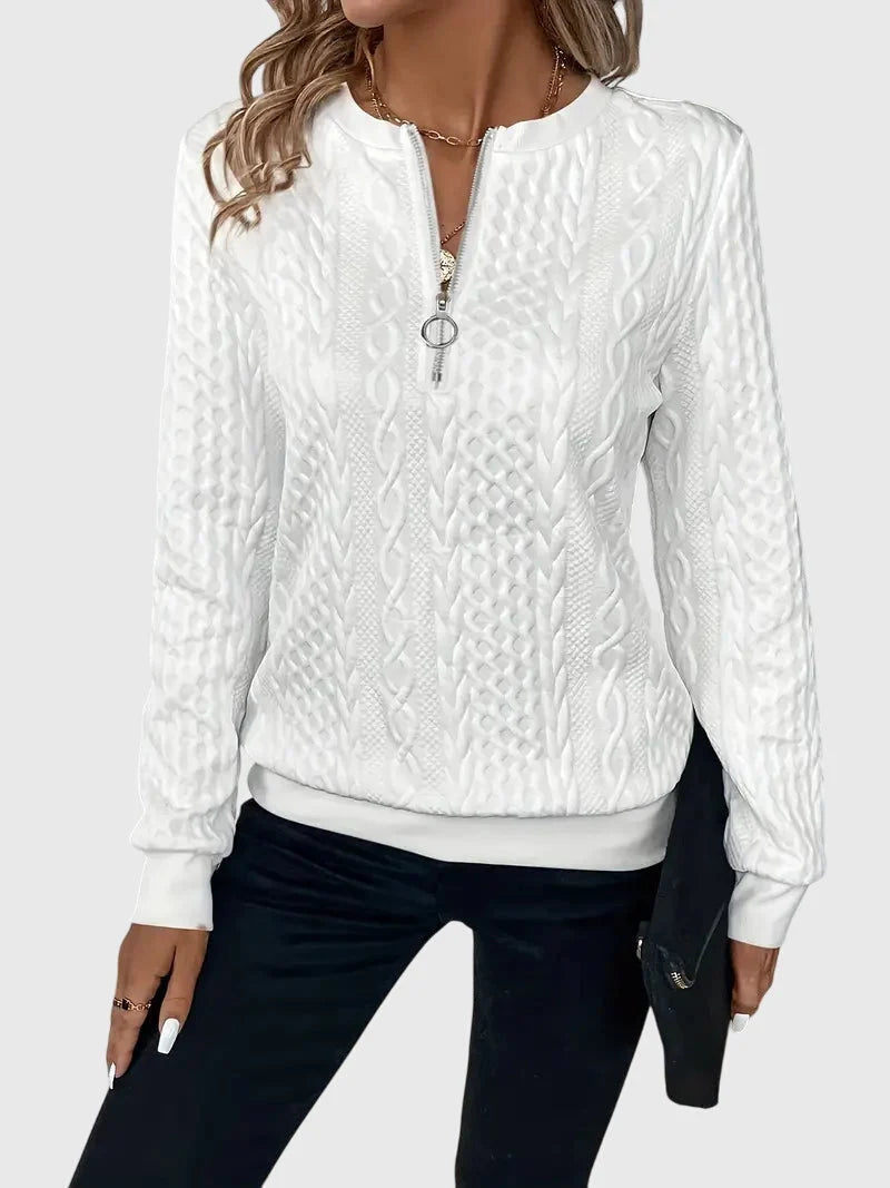 Women's Jumper with Zipper | Soft Knit, Comfortable Fit, Versatile Layering 7