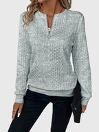 Women's Jumper with Zipper | Soft Knit, Comfortable Fit, Versatile Layering 9