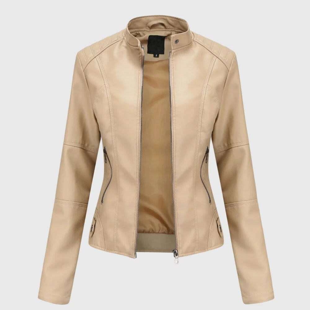 Women's Leather Jacket | Stylish Tailored Fit, Versatile Design 0