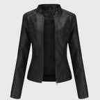 Women's Leather Jacket | Stylish Tailored Fit, Versatile Design 1