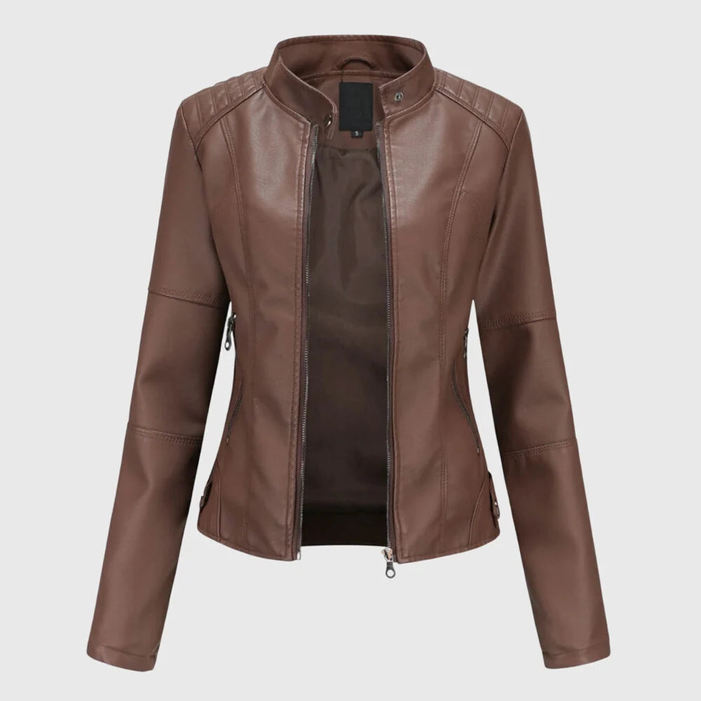 Women's Leather Jacket | Stylish Tailored Fit, Versatile Design 2