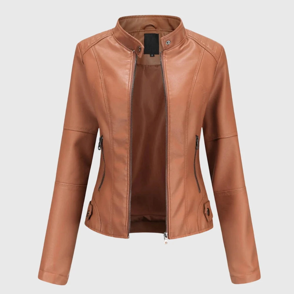 Women's Leather Jacket | Stylish Tailored Fit, Versatile Design 3