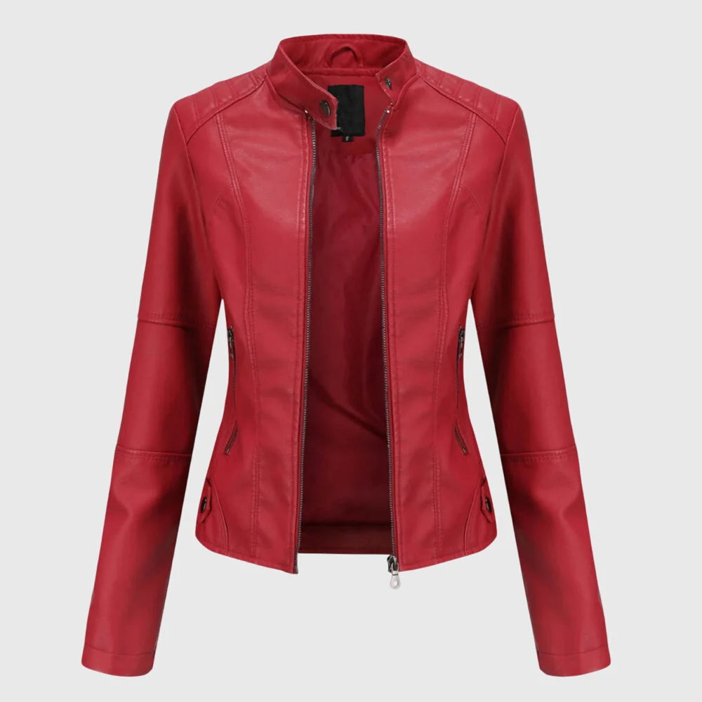 Women's Leather Jacket | Stylish Tailored Fit, Versatile Design 4