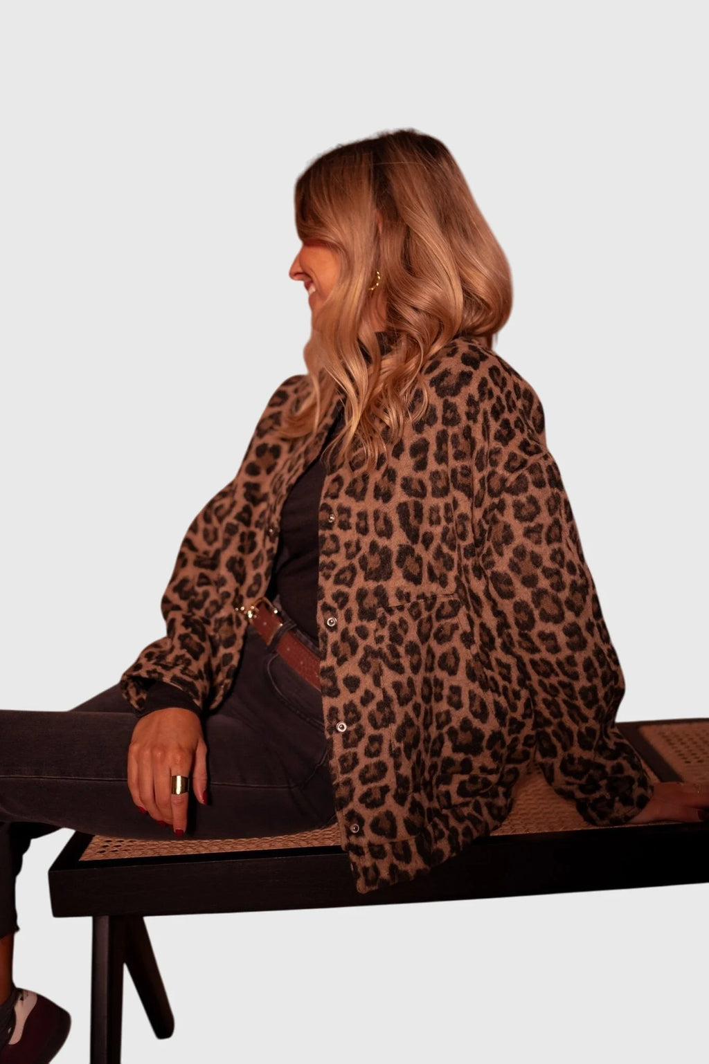Women's Leopard Print Jacket | Lightweight, Tailored Fit, Versatile Style 3