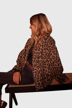 Women's Leopard Print Jacket | Lightweight, Tailored Fit, Versatile Style 3