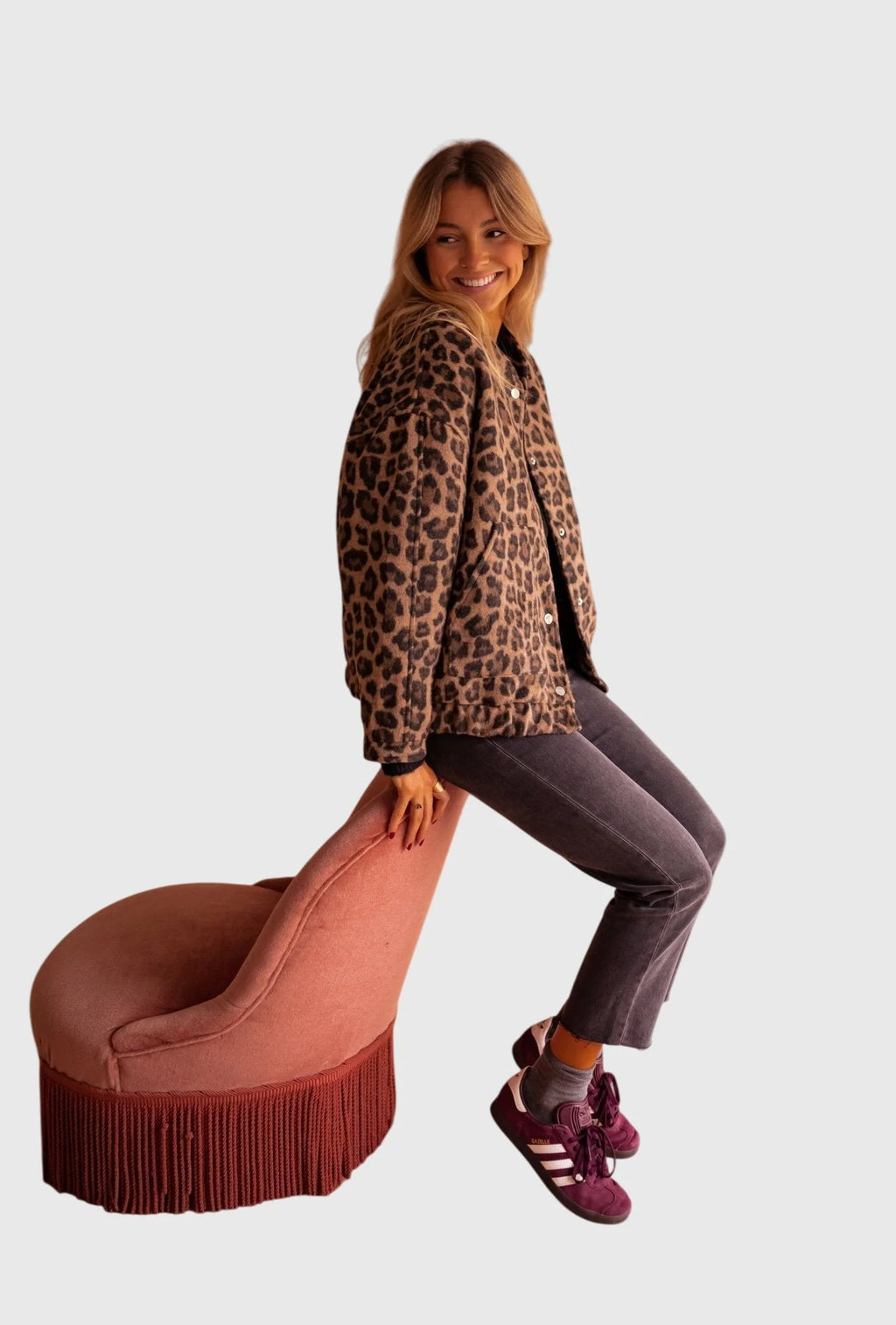 Women's Leopard Print Jacket | Lightweight, Tailored Fit, Versatile Style 7