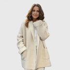 Women's Long Cardigan | Comfortable Knit, Ribbed Design, Functional Pockets 2