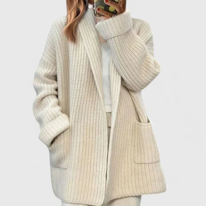 Women's Long Cardigan | Lightweight Open-Front Layering Piece, Versatile Style 3