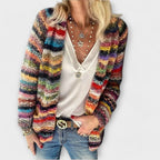 Women's Long Cardigan | Lightweight, Open Front, Vibrant Colors 1