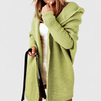 Women's Long Cardigan | Oversized Fit, Large Hood, Knee-Length 4