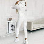 Women's Loungewear Set | Fitted High Waist Top and Relaxed Fit Pants, Soft Fabric 1