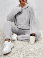 Women's Loungewear Set | Soft Fleece Hoodie and Joggers, Relaxed Fit 0