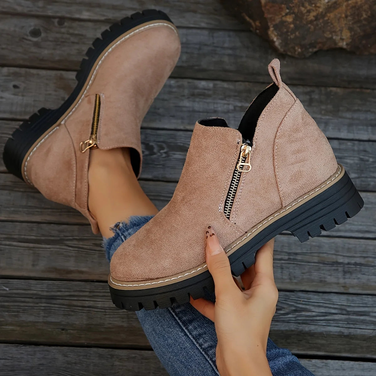 Women's Orthopaedic Boots | Arch Support, Slip-Resistant, Easy On/Off 9
