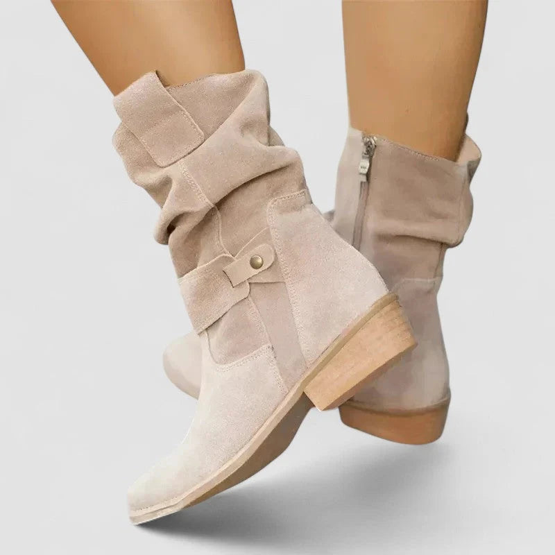 Women's Orthopaedic Boots | Supportive Design, Soft Suede, Slouchy Fit 0