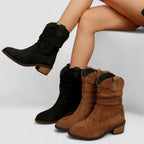 Women's Orthopaedic Boots | Supportive Design, Soft Suede, Slouchy Fit 1