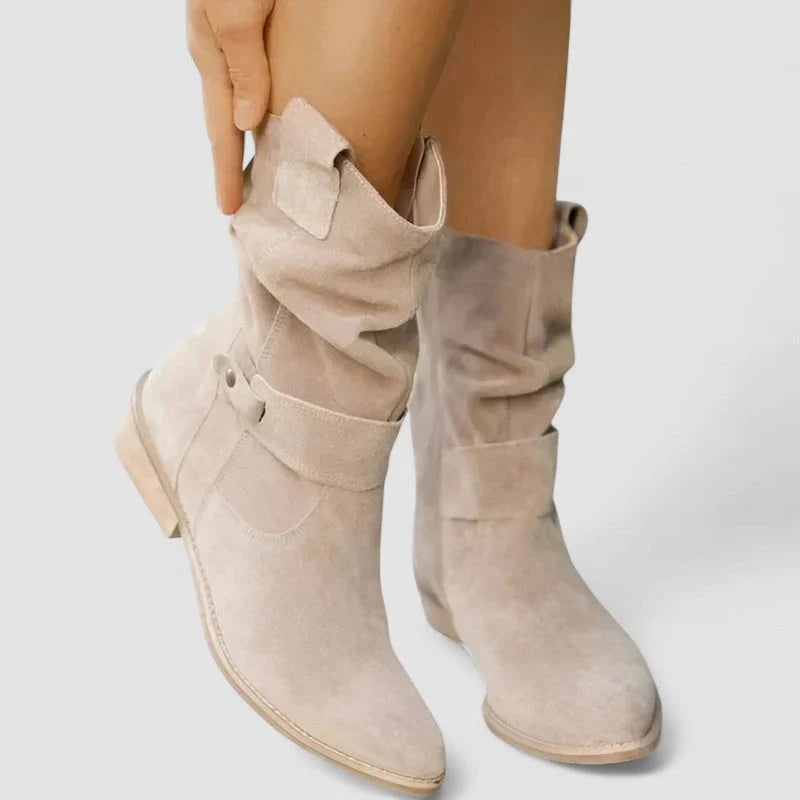 Women's Orthopaedic Boots | Supportive Design, Soft Suede, Slouchy Fit 3