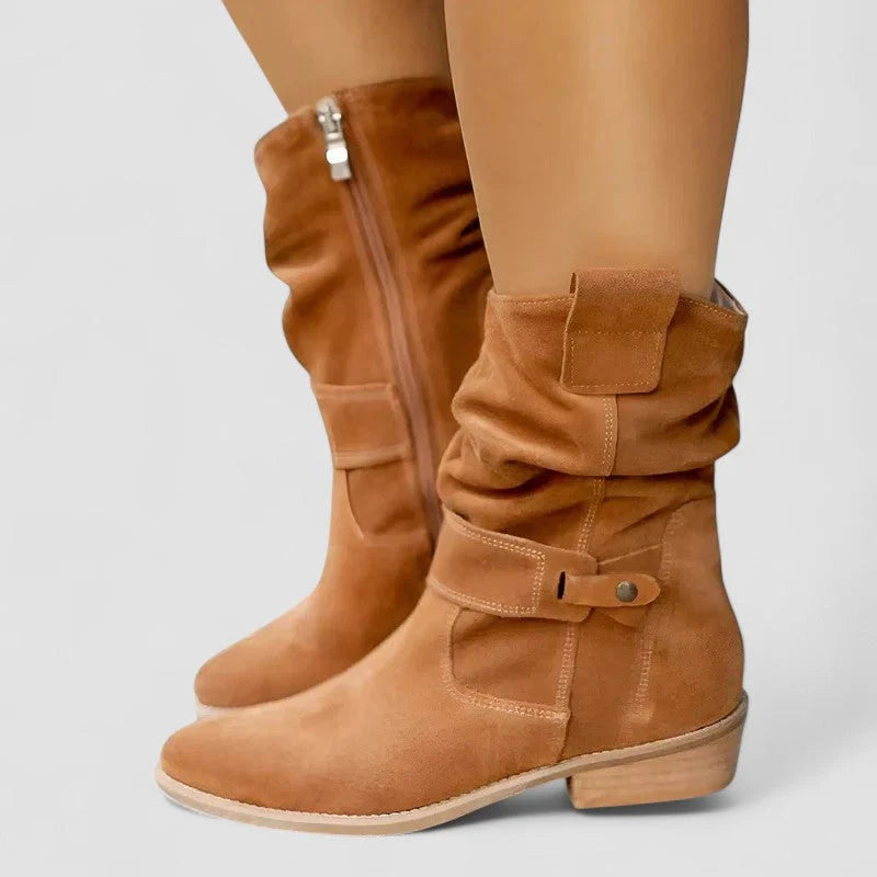 Women's Orthopaedic Boots | Supportive Design, Soft Suede, Slouchy Fit 4