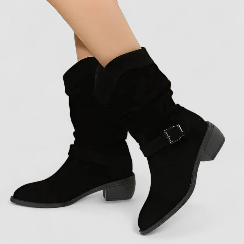 Women's Orthopaedic Boots | Supportive Design, Soft Suede, Slouchy Fit 6