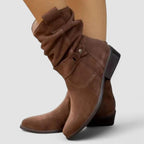 Women's Orthopaedic Boots | Supportive Design, Soft Suede, Slouchy Fit 7
