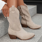 Women's Orthopaedic Boots | Western Style, Breathable, Cushioned Comfort 0