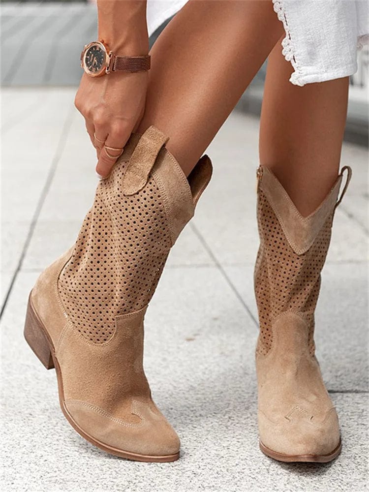 Women's Orthopaedic Boots | Western Style, Breathable, Cushioned Comfort 4